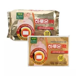겨울 핫팩 붙이는 하루온팩 캠핑 미니 하루온 포켓 손난로핫팩 단체선물 필수 10개입 캠핑 대형