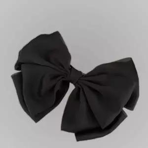 고급 실크 소재 여자 왕 헤어 리본 악세서리핀