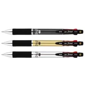 자바 저중심 제트3볼M 3색볼펜 (0.7mm)
