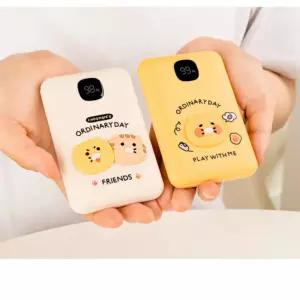 [만리픽] 카카오프렌즈 고속충전 보조배터리 옐로우 10000mAh C타입 무선보조베터리