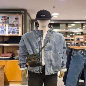 리바이스 남성용 오리지널 트러커 중청 데님 오버핏 집업자켓 사계절용 005G1-0000