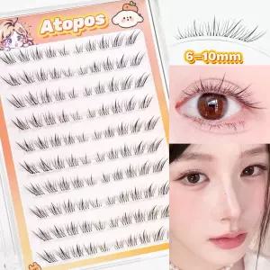 아토포스 노글루 속눈썹 내추럴 포인트 아이래쉬 연장 6-10mm 100모 대용량