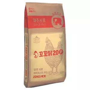 대주 꼬꼬닭 육계용 펠렛 사료, 20kg, 1개