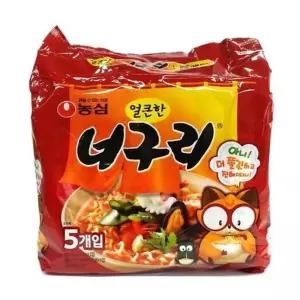 농심 너구리 멀티팩 120g x 5개x8팩 박스 컵라면 즉석식품 인스턴트 20175