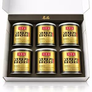 [추석선물세트] 대천김 곱창김 캔김 30g 6캔