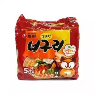 농심 너구리 컵라면 간식 식음료 즉석식품 식사 군것질 인스턴트 라면 식품 푸드 120GX5개X8팩박스