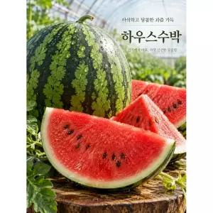 [한정수량] 수박 하우스수박 고당도수박 맛있는수박 산지직송 시원한과일