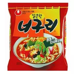 농심 얼큰한 너구리 120gx40봉지간편요리 간단요리 자취생라면 맛있는봉지라