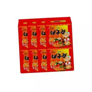 얼큰한너구리 멀티5개입 X 8개 총40개