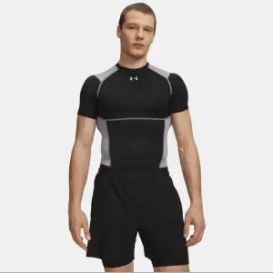 언더아머 UNDER ARMOUR 6015382-008 블랙 남성 히트기어 엘리트 컴프레션 반팔 기능성 티셔츠 레깅스핏
