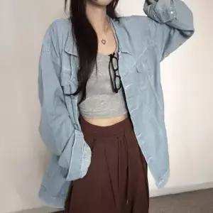 여성 아우터 가을 청자켓 오버핏 패션 자켓 데일리 데님
