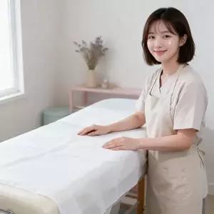 마사지베드 일회용 시트커버 피부관리실 베드패드 위생커버 반영구 속눈썹샵