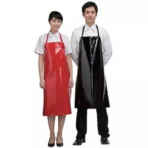 목걸이형 양면 방수 앞치마 FREE (검정) 1EA