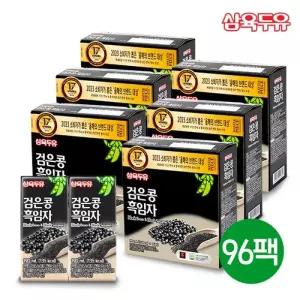 삼육두유 저당 검은콩흑임자 비건 간편식사 96팩