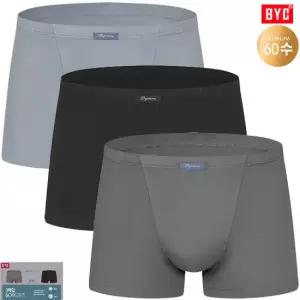 BYC60수면스판 인밴드 솔리드톤 드로즈3매입MNI5003