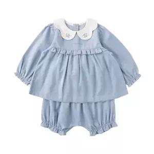 [밍크뮤](본점)BL)블루밍플라워상하복(36C12-610-04)