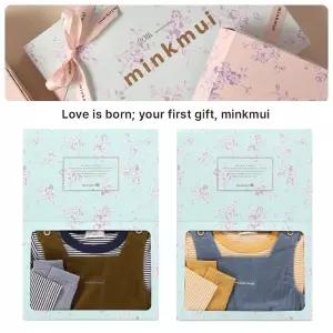 밍크뮤 minkmiu OL 비비코듀로이세트바디수트 36A1460401 36A14-604-01 02 출산백일돌선물 36A14-604-0102-