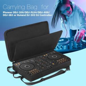 파이오니어 호환 DDJ-400 DDJ-FLX4/롤랜드 DJ-202 DJ 믹서 케이스용 백팩 휴대용 보관 가방 충격 방지 스크