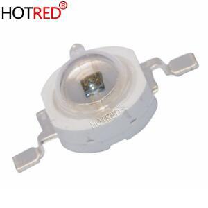 적외선 레드 LED 칩 10 개 50 730nm 850nm 940nm 3W 고출력 IR 야간 카메라용 이미터
