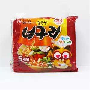농심 너구리 얼큰한맛 120g X 40봉(1박스)