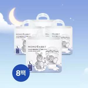 모모래빗 여름 밤기저귀 에코드라이 썸머 팬티 기저귀 8팩 (L대/팩당 28매)
