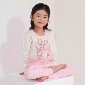 [하프클럽/아트박스]아트박스/프리미에팜 마이멜로디 여아 코랄 9부 내복 PK