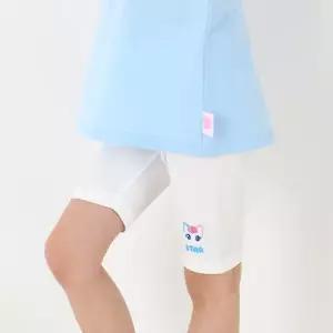 [하프클럽/아트박스]아트박스/프리미에팜 위시캣 여아용 코코냥 면스판 5부 레깅스WH