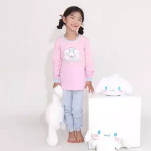 [하프클럽/아트박스]아트박스/프리미에팜 시나모롤 여아 캔디 9부 편면내복 PK