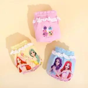 [하프클럽/아트박스]아트박스/프리미에팜 시크릿쥬쥬 여아동 삼각팬티 3매세트 _3