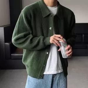 [리미드] 남성 간절기 니트 카라 데일리 의류 DMG-CA-Q4324873