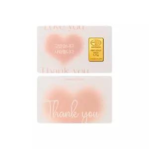 [한민금거래소][한민금거래소] 사랑 카드 골드바 24K 순금 3.75g