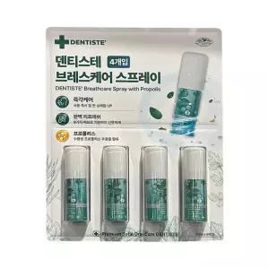 덴티스테 후레쉬 브레스 스프레이 15ml 4개
