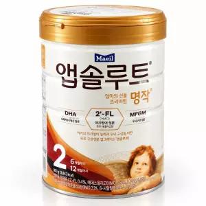 매일유업 앱솔루트 엄마의 선물 프리미엄 명작 2PL 2단계 800g 3개