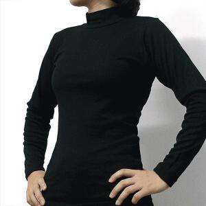 여성 국내산 면 코마사 목폴라 반폴라티 목티