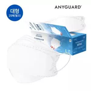 [애니가드] 황사 방역용 KF94 3D 네오마스크 대형/소형 (25매 X 4팩) 100매