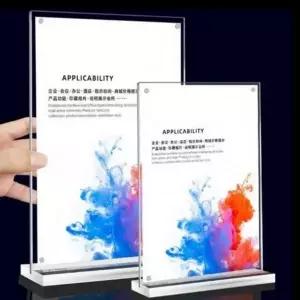 [하프클럽/셀러허브_여성트랜드패션]A6 아크릴 메뉴판 스탠드 POP꽂이 가격