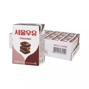 [매일 우유] 초코 멸균우유 200ml x 24입 (1박스)