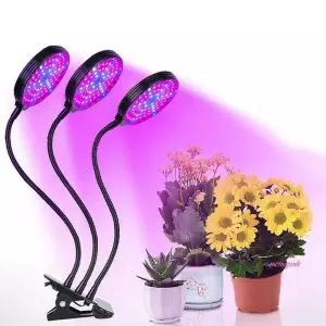 쑥쑥 식물성장 광합성 식물등 화분조명 3헤드 LED LED식 3헤드식wxy906