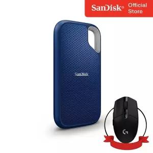 [샌디스크]SOI 익스트림 포터블 외장 SSD 로얄블루 E61 4TB / 로지텍 G304 증정