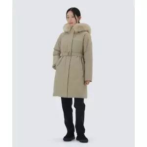 [스노우피크 어패럴] 드라이피크 윈드스토퍼 여성 롱 헤비 다운 자켓 Beige (S25WWPDJ05)