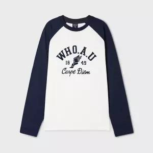 [후아유](대전신세계)Campus Raglan Long Sleeve T-shirt WHLAG3823U