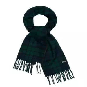 더콜디스트모먼트 TCM mini logo check muffler green navy 4109869