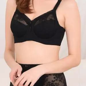 [무료배송] 여성스러운 플라워 디자인 노몰드 와이어 B컵 브라