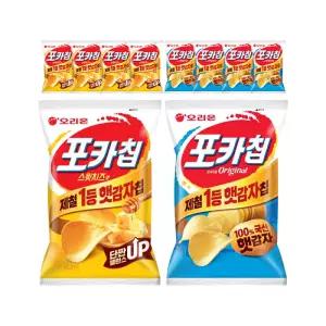 오리온 포카칩 스윗치즈 60g, 5개 + 오리지널 66g, 5개