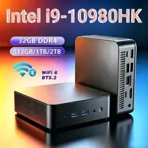 2026 신형 인텔 I9-10980HK/N150 휴대용 미니 PC 컴퓨터 윈도우 11 32GB DDR4 1/2TB SSD 게이밍 WiFi 6 오