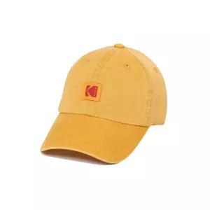 [코닥어패럴] 릴렉스핏 스퀘어로고 볼캡 YELLOW