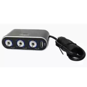 아이팝 스위치 USB 3구 소켓 차량전원 멀티포트 고속충전 표시 유아컵 HWFMYJF8