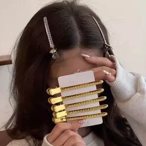 미용 앞머리 고정 핀 미용실 집게핀 헤어 핀셋
