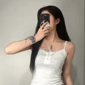 [하프클럽/지니온]지니온 레이스나시 레이어드나시 민소매 탱크탑 단추 포인트