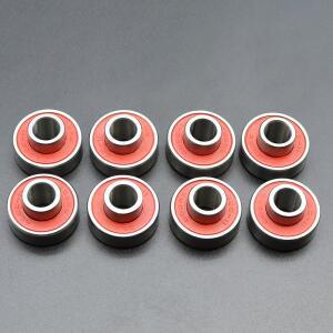 8Pcs 608 RS 베어링 8x22x7 Mm ABEC-11 통합 스페이서 스케이트 보드 롱 댄스